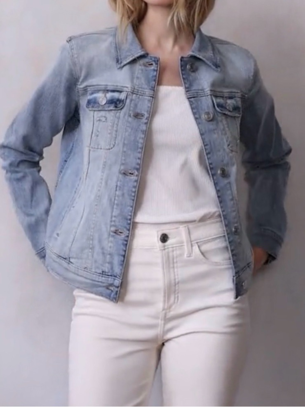LC Lauren Conrad Denim Jacket NWT size XS NEW Feel Good Favorites